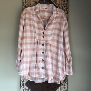 NWT Free People Flannel